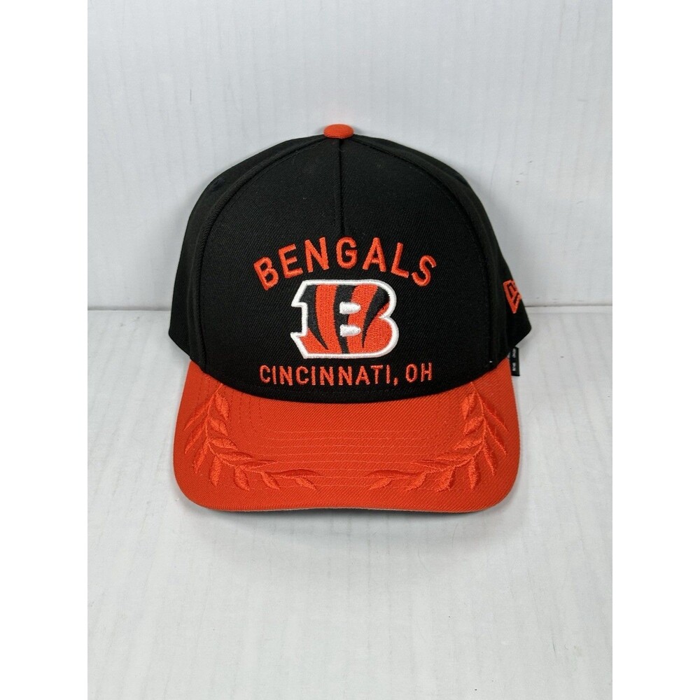 New Era 9FORTY Cincinnati Bengals A-Frame M-Crown Adjustable Hat Cap OSFM